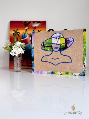 Sac femme Chapeau (Vert/violet)