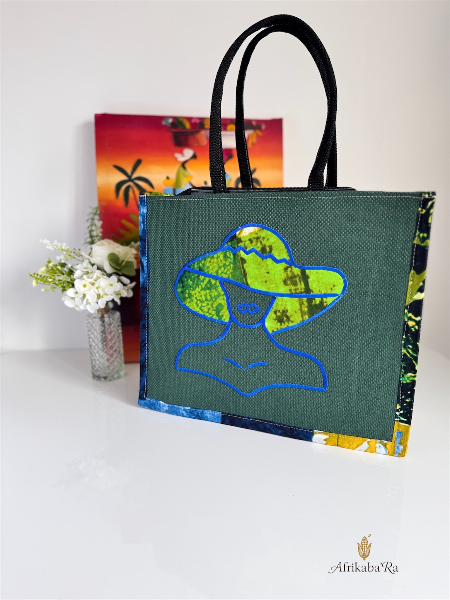 Sac femme Chapeau (Vert) – Image 2