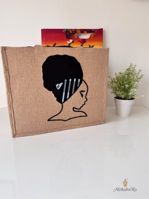 Sac Afro Blanc - Noir