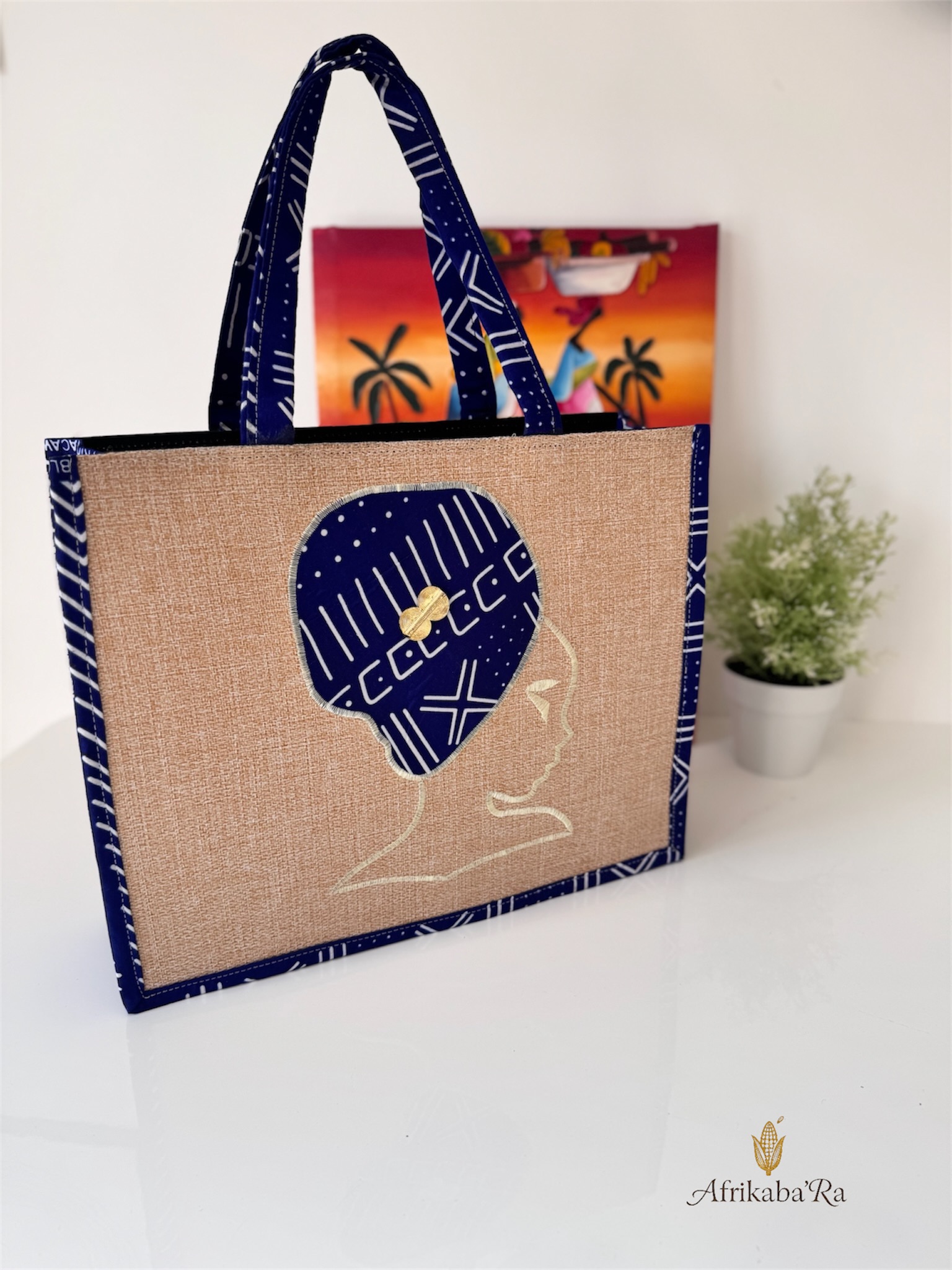 Sac Foulard Bleu – Image 2