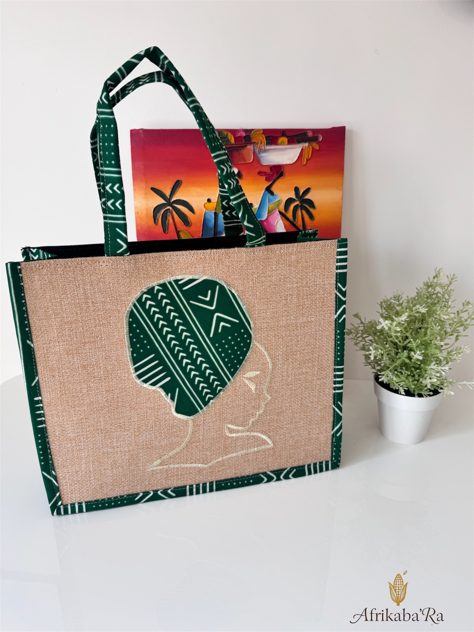 Sac Foulard Vert – Image 2